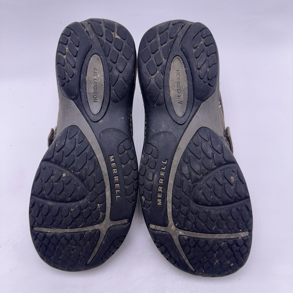 Merrell Encore Sidestep Shoes Women's 6 Brown Clog Outdoor Moc Qform Air Cushion - Picture 7 of 8